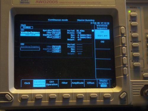 Tektronix AWG2005 arbitrary waveform generator