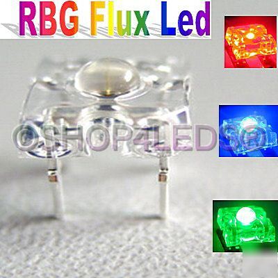 50 pc 5MM 8KMCD manual control super flux rgb led f/r