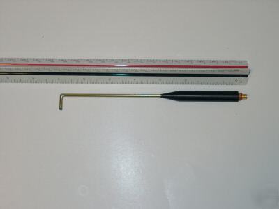 Absolute eddy current pencil with inter. ref. coil 