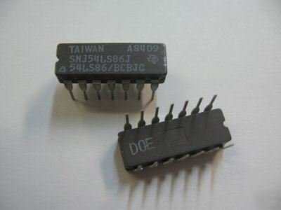 5PCS p/n SN54LS86J ; integrated circuit