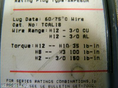 Ge spectra rms 60A circuit breakers SELA24AT0060