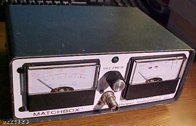 Matchbox model mb-800 swr antenna efficiency meter