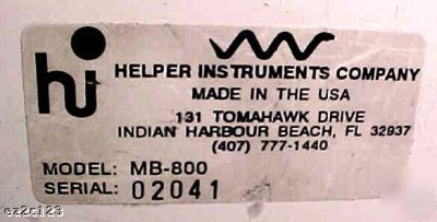 Matchbox model mb-800 swr antenna efficiency meter