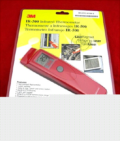 3M ir-500 non-contact infrared laser sight thermometer