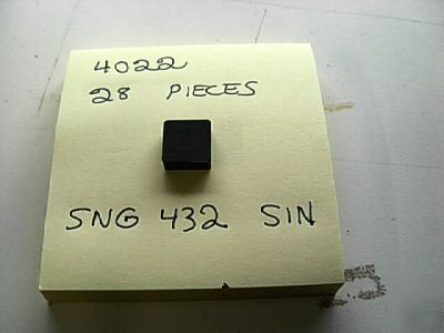 SNG432 sin ceramic inserts 4022 1 lot of 10 pieces 