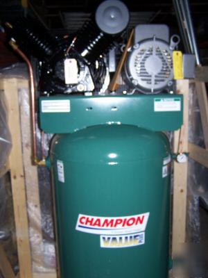 New 7.5-hp champion 7.5V80E air compressor