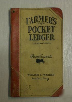 Farmer's pocket ledger 76TH annual edition 1942 / 1943