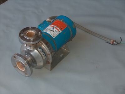 Goulds centrifugal wat pump 1 1/2 hp 1 1/4 x 1 1/2 - 6 