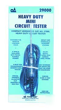 Heavy duty mini circuit tester