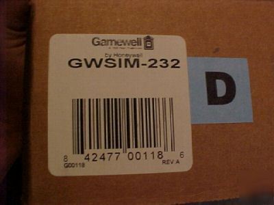 New gamewell honeywell gwsim-232 pcb in box 