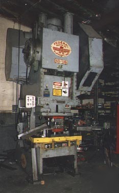 150TN obi press, federal F10, 150 ton air clu