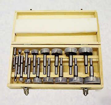 Forstner bit set 16 piece in a case