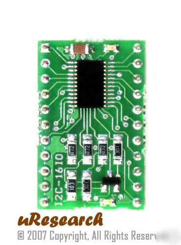 I2C-16IO (16BIT gpio expander) basic stamp, pic, atmel 