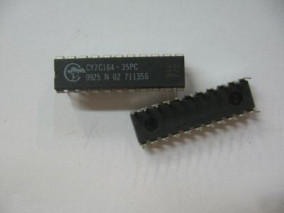 10PCS p/n CY7C164-35PC ; dip-22 , cypress ic