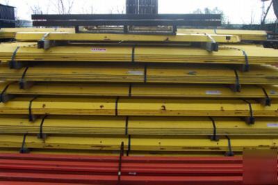 Floor guide rail for pallet rack systems 480 feet