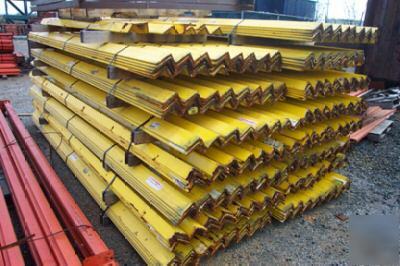 Floor guide rail for pallet rack systems 480 feet