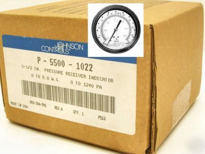 Johnson controls p-5500-1022 pressure receiver gauge