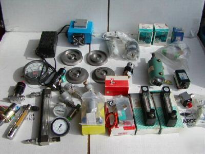 Large lot of flow control devices, gauges, and more