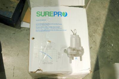 Surepro SPCIP9300 115V 6/10 hp submersible pump 9300GPH