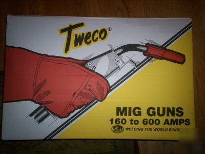 Tweco 450 amp fluxcored mig gun