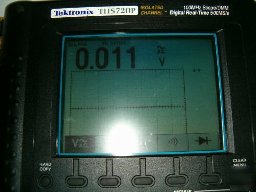 Tektronix THS720P digital 2CHANNEL scope and dmm