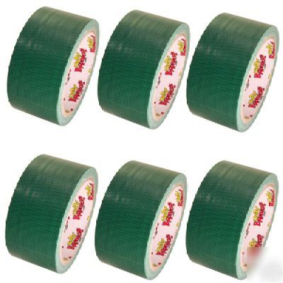 6 rolls dark green duct tape 2