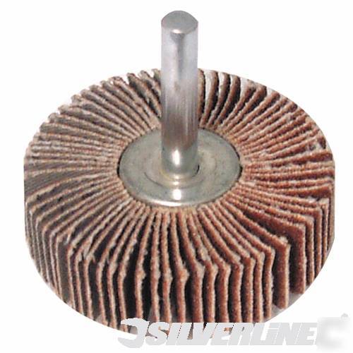 Drill bit sanding flap wheel 60MM 40 grit 228529