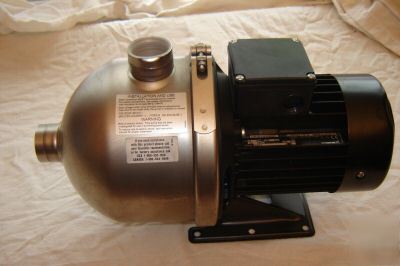 Grundfos centrifugal in-line pump, 316SS, CHI4-30