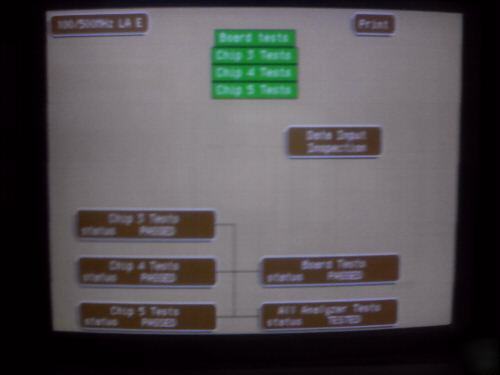 HP16550A 100MHZ/500MHZ timing and state analyzer card