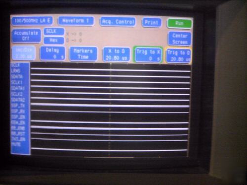 HP16550A 100MHZ/500MHZ timing and state analyzer card