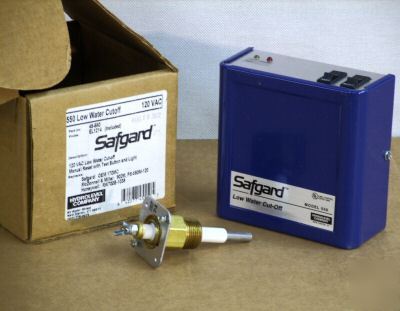 New hydrolevel safgard 550 low water cutoff nice item 