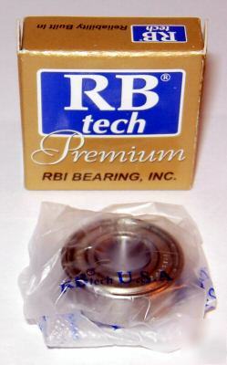 R6-zz premium grade ball bearings, 3/8