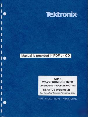 Tek 5D10 service manual volume 2 with no missing pages