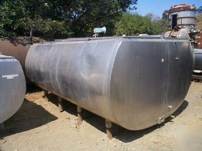 Tank, 2,000 gallon, s/st, fermenter,