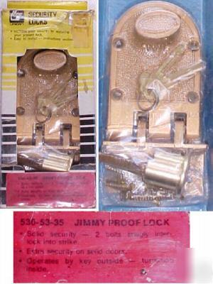 Unican jimmy proof home security deadbolt door lock 