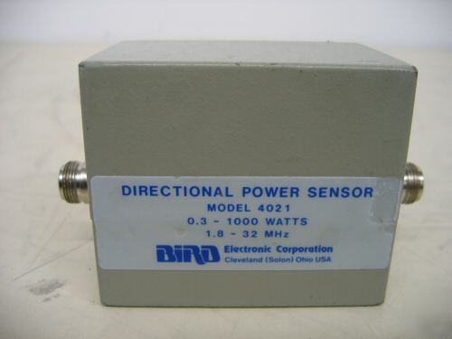 Bird 4021 power sensor, 1.8 - 32 mhz, 300MW - 1KW