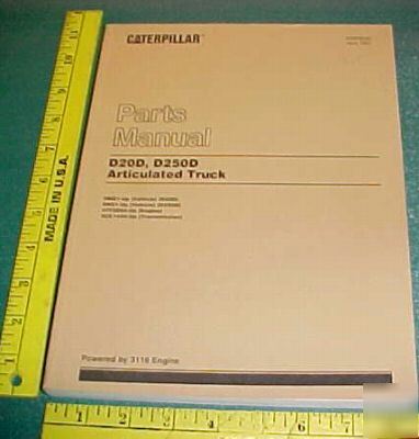 Caterpillar D20D D250D truck illustrated parts manual