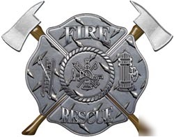 Firefighter decal reflective 2