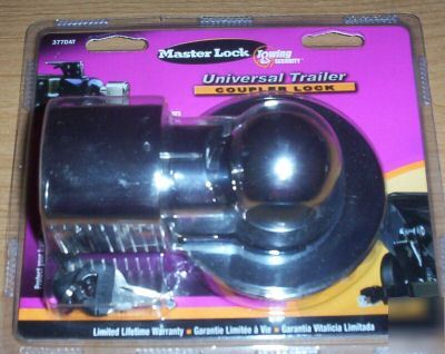 New master lock universal trailer coupler lock