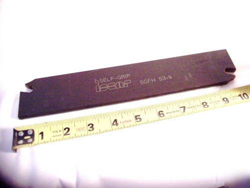 New - sgfh-53-9 iscar cut-off blade with 10 inserts