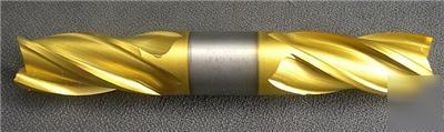 Putnam 1X1 hss tin 4FL double end mill a-t-22 r=$65