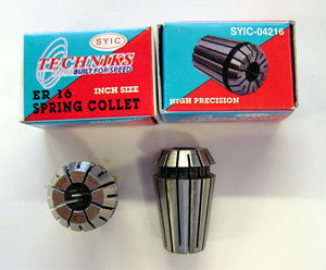 Techniks close tolerance cnc er 16 2-3 mm collet