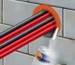 Abesco firestop CP310 acrylic caulk red 10.5OZ cartrdge