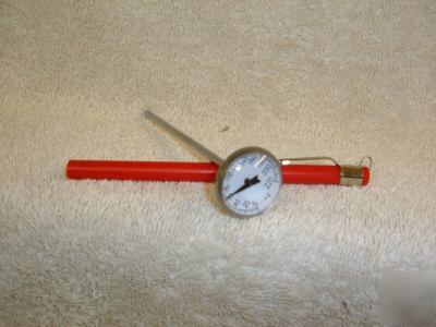 Pocket thermometer 0 to 220 f. product temperature 