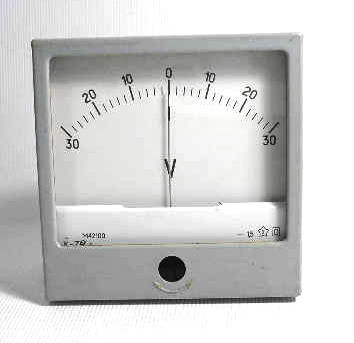  russian analog dc 30-0-30 volt panel meter ussr