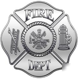 Firefighter decal reflective 12