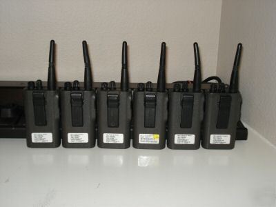 6 motorola spirit MV22CV 2CH xtn vhf radios 