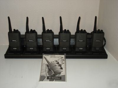 6 motorola spirit MV22CV 2CH xtn vhf radios 