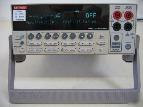 Keithley 2400 high sourcemeter, 200V, 1A, 20W