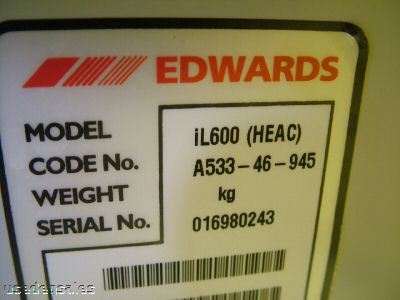 Boc edwards il 600N dry vacuum pump